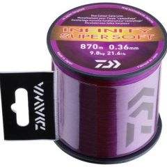 Fir monofilament Daiwa Infinity Super Soft 0.31mm/7kg/1250m