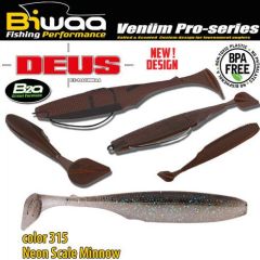 Shad Biwaa Deus 13cm, culoare 315 Neon Scale Minnow