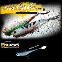 Shad Biwaa Divinator Junior 14cm/22g, culoare Blue Chrome