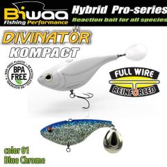 Shad Biwaa Divinator Kompact 5cm/20g, culoare Blue Chrome