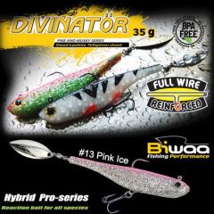 Shad Biwaa Divinator Medium 18cm/35g, culoare Pink Ice