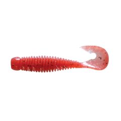 Worm Jackall Wobbring 5cm, culoare Tsuchi Mimizu