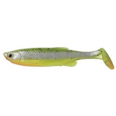 Fat T-Tail Minnow 9cm, culoare Fluo Green Silver Shad Savage Gear