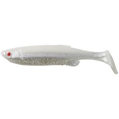 Fat T-Tail Minnow 7.5cm, culoare White Silver Shad Savage Gear