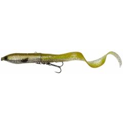 Swimbait Savage Gear 3D Hard Eel 17cm/50g, culoare Green Silver Ayu