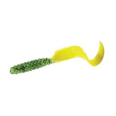 Grub Mister Twister 10cm, culoare Lime Black/Yellow