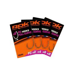 Carlige Rok Fishing FC Full Curve Nr. 4