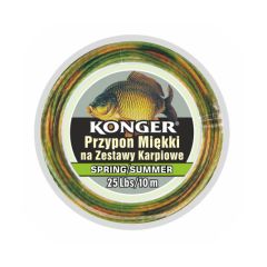 Fir textil Konger Team Carp Soft Leader Spring/Summer 35lb/10m