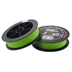 Fir textil YGK X-Braid X8 Upgrade PE Fluo Green 0.235mm/18.1kg/200m