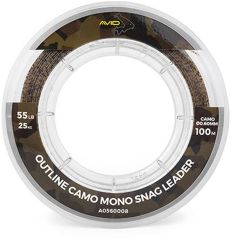 Fir monofilament Avid Carp Outline Camo Mono Snag Leader 0.60mm/25kg/100m