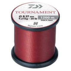 Fir monofilament Daiwa Tournament Red 0.20mm/3.6kg/1200m