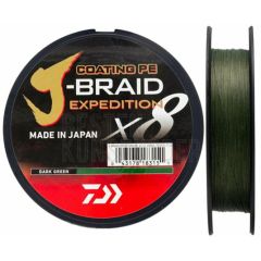 Fir textil Daiwa J-Braid Expedition X8 Green 0.16mm/9.8kg/150m