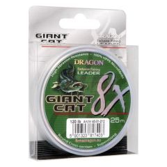 Fir textil Dragon Braid Giant Cat 8X Leader Dark Green, 80lb/25m