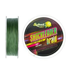 Fir textil Select Baits Shockleader X8 Braid Dark Green 0.23mm/100m