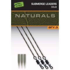 Kit monturi leadcore Fox Edges Naturals Submerge Leaders 30lb