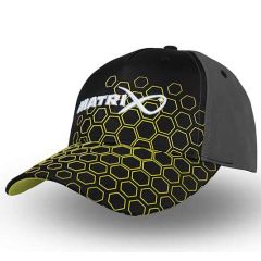 Sapca Matrix Hex Print Baseball Cap Black