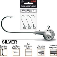 Jig Jaxon Sumato Silver, carlig nr.5/0, 14gr