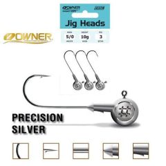 Jig Jaxon cu carlig Owner Silver Precision, carlig nr.4, 4gr