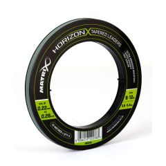 Fir monofilament Matrix Horizon X Tapered Shock Leader 0.22-0.28mm/8-12lb/12m