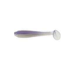 Grub Bass Assassin Lit'L Boss 9cm, culoare Albino Shad