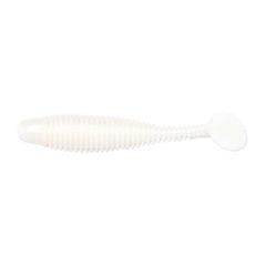 Shad Lunker City Grubster 5cm, culoare White Satin