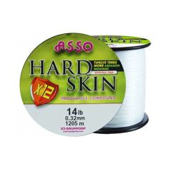 Fir monofilament Asso Hard Skin Solid White 0.28mm/10lb/1640m