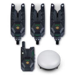 Set 3 avertizori + statie Sonik Herox Bite Alarm Set + Lampa Cort