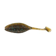 Grub Hideup Stagger Wide 3.8cm, culoare Green Pumpkin Pepper Blue Flk