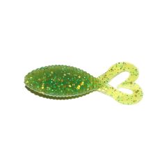 Grub Hideup Stagger Wide Twintail 5.6cm, culoare Chart Green Gold Flake