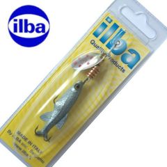 Lingura rotativa Ilba Tondo + Shad Nr.1, Silver/Red, 5g