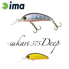 Vobler Ima Sukari 37S Deep 3.7cm/3g, culoare Gold Black