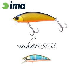 Vobler Ima Sukari 50SS 5cm/5g, culoare Oikawa Orange Berry