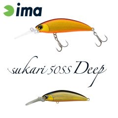 Vobler Ima Sukari 50SS Deep 5cm/5g, culoare Gold Black