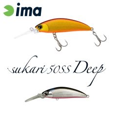 Vobler Ima Sukari 50SS Deep 5cm/5g, culoare Silver Back