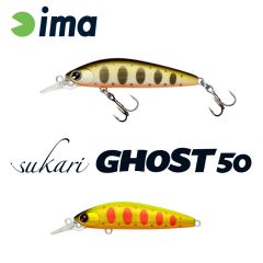 Vobler Ima Sukari Ghost 50 5cm/3.2g, culoare Ibuki