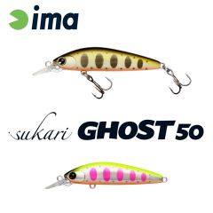 Vobler Ima Sukari Ghost 50 5cm/3.2g, culoare Mebuki