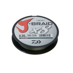 Fir textil Daiwa J-Braid X8 Green 0.22mm/17kg/300m