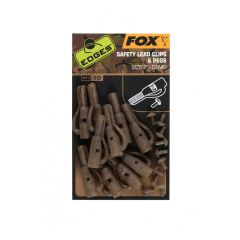 Clipsuri plumb pierdut Fox Edges Camo Safety Lead Clip and Pegs, Nr.7