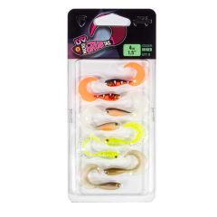 Set shad-uri Fox Rage Micro Grub Lure Pack 4cm, Mixed Colours