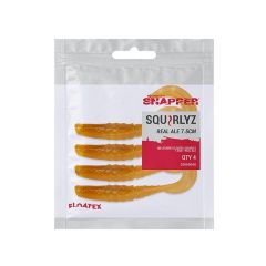 Shad Korum Snapper Floatex Squirlyz 7.5cm, culoare Real Ale