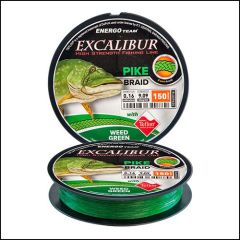 Fir Textil EnergoTeam Excalibur Pike 8 Yarn Braid Green 0.20mm/15.91kg/150m