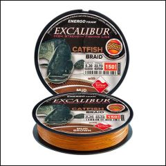 Fir Textil EnergoTeam Excalibur Catfish 8 Yarn Braid Brown 0.25mm/18.18kg/150m