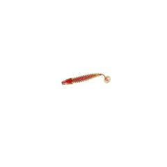 Grub Slider Little Finesse 7cm, culoare Creamy Green Red Core