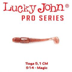 Shad Lucky John Tioga 5.1 cm, culoare Magic - 10 buc/plic