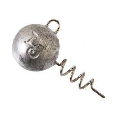 Jig Head Lucky John Corkscrew Round Ball 8g, 6buc/set