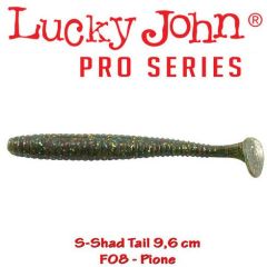 Shad Lucky John S-Shad Tail 9.6 cm, culoare Pione - 5 buc/plic