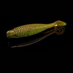 Lunker City Grubster 7.2cm, culoare Green Pumpkin Watermelon