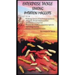 Viermi artificiali Enterprise Tackle Sinking Maggots - Mixed Colours