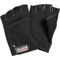 Manusi Dragon 5-Finger Cut Neoprene Gloves, Black