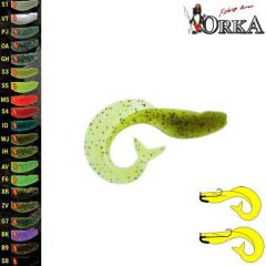 Grub Orka Marmaid 12cm, culoare AV - 10buc/plic